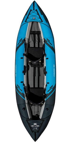 2026 Aquaglide Chinook 100 2 Man Kayak Blue - Kayak Only